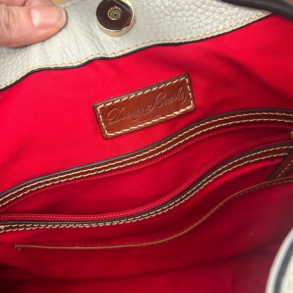Dooney & Bourke White Leather Bag - Picture 8 of 9